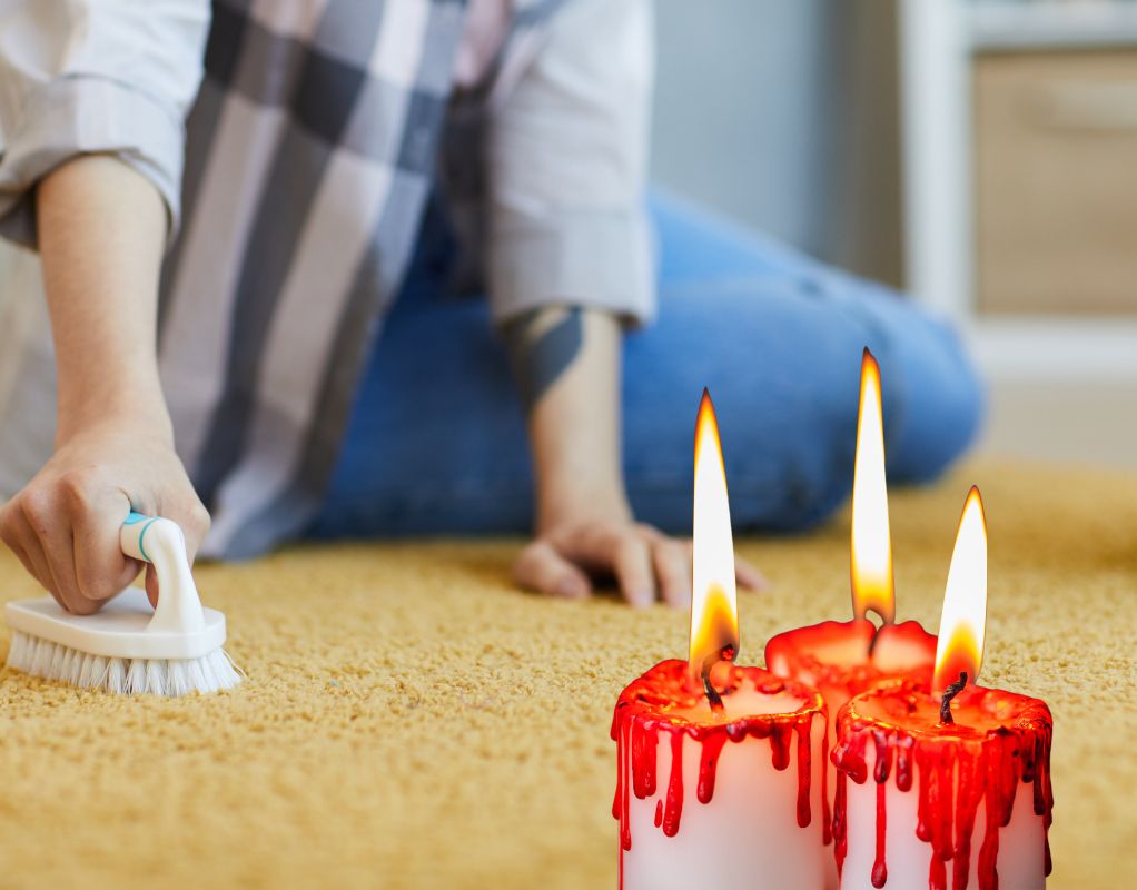 Clean Candle Wax Out of Carpet
